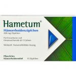 HAMETUM Hmorrhoiden Zpfchen 10 St из немецкой аптеки