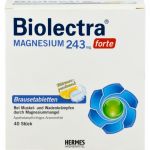 BIOLECTRA Magnesium 243 forte Zitrone Brausetabl. 40 St из немецкой аптеки