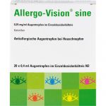 ALLERGO-VISION sine 0,25 mg/ml AT im Einzeldo.beh. 20X0.4 ml из немецкой аптеки