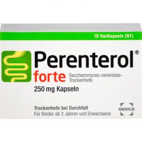 PERENTEROL forte 250 mg Kapseln 10 St – PZN 4796852 из немецкой аптеки