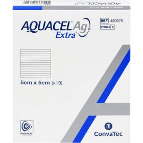 AQUACEL Ag Extra 5x5 cm Kompressen 10 St – PZN 9508444 из немецкой аптеки