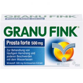 GRANU FINK Prosta forte 500 mg Hartkapseln 40 St – PZN 10011915 из немецкой аптеки