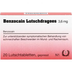 BENZOCAIN Lutschdragees 20 St – PZN 6416799 из немецкой аптеки