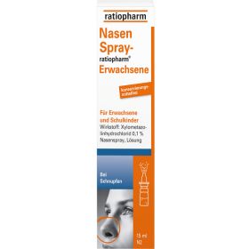 NASENSPRAY-ratiopharm Erwachsene kons.frei 15 ml – PZN 999848 из немецкой аптеки