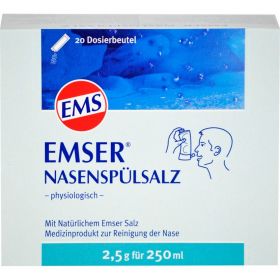 EMSER Nasensplsalz physiologisch Btl. 20 St – PZN 2579659 из немецкой аптеки