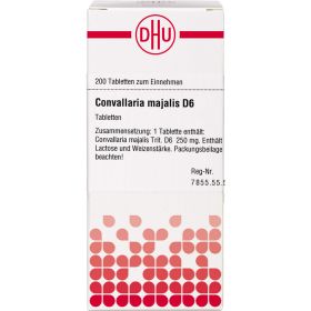 CONVALLARIA MAJALIS D 6 Tabletten 200 St – PZN 4213810 из немецкой аптеки