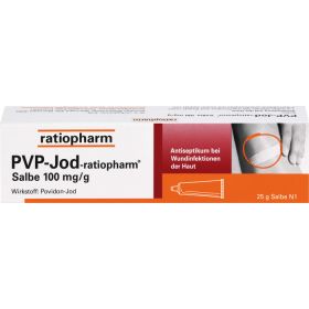 PVP-JOD-ratiopharm Salbe 25 g – PZN 7260425 из немецкой аптеки