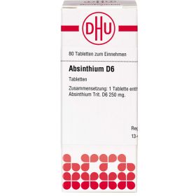 ABSINTHIUM D 6 Tabletten 80 St – PZN 7156656 из немецкой аптеки