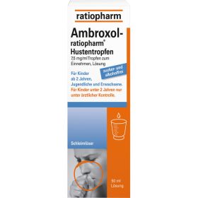 AMBROXOL-ratiopharm Hustentropfen 50 ml – PZN 563080 из немецкой аптеки