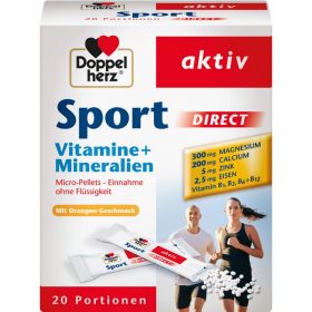 DOPPELHERZ Sport DIRECT Vitamine+Mineralien 20 St – PZN 1152114 из немецкой аптеки