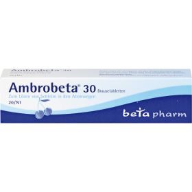 AMBROBETA 30 Brausetabletten 20 St – PZN 7522782 из немецкой аптеки