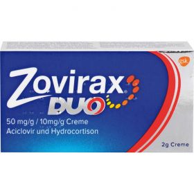 ZOVIRAX Duo 50 mg/g / 10 mg/g Creme 2 g – PZN 13170548 из немецкой аптеки