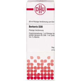 BERBERIS D 30 Dilution 20 ml – PZN 2608496 из немецкой аптеки