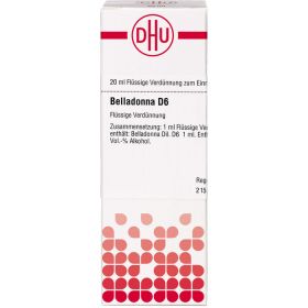 BELLADONNA D 6 Dilution 20 ml – PZN 1760285 из немецкой аптеки