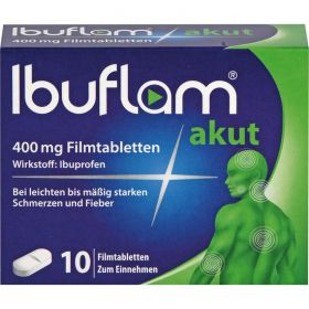 IBUFLAM akut 400 mg Filmtabletten 10 St – PZN 4100230 из немецкой аптеки