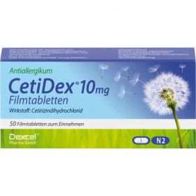 CETIDEX 10 mg Filmtabletten 50 St – PZN 8892127 из немецкой аптеки