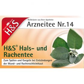 H&S Hals- und Rachentee Filterbeutel 20X2.5 g – PZN 9298863 из немецкой аптеки