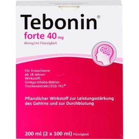 TEBONIN forte 40 mg Lsung 2X100 ml – PZN 6995998 из немецкой аптеки