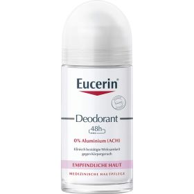 EUCERIN Deodorant Roll-on 0% Aluminium 50 ml – PZN 11692900 из немецкой аптеки